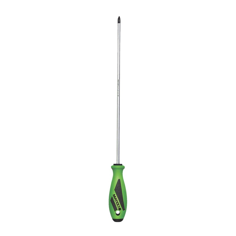 1/4" X 12" XL SCREWDRIVER PHILLIPS P2 - GREEN