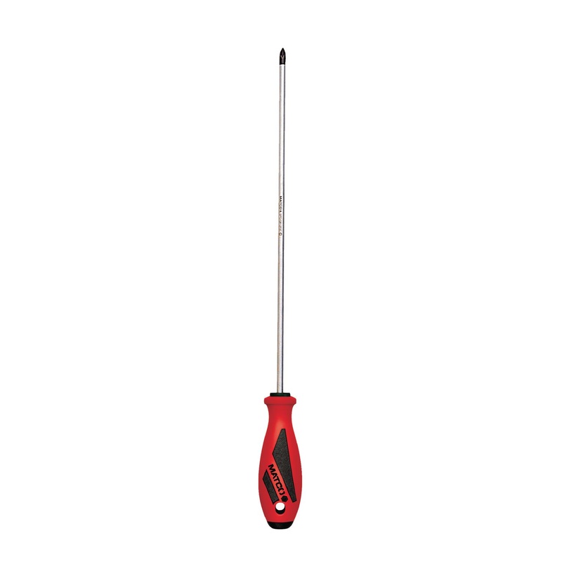 1/4" X 12" XL SCREWDRIVER PHILLIPS P2 - RED