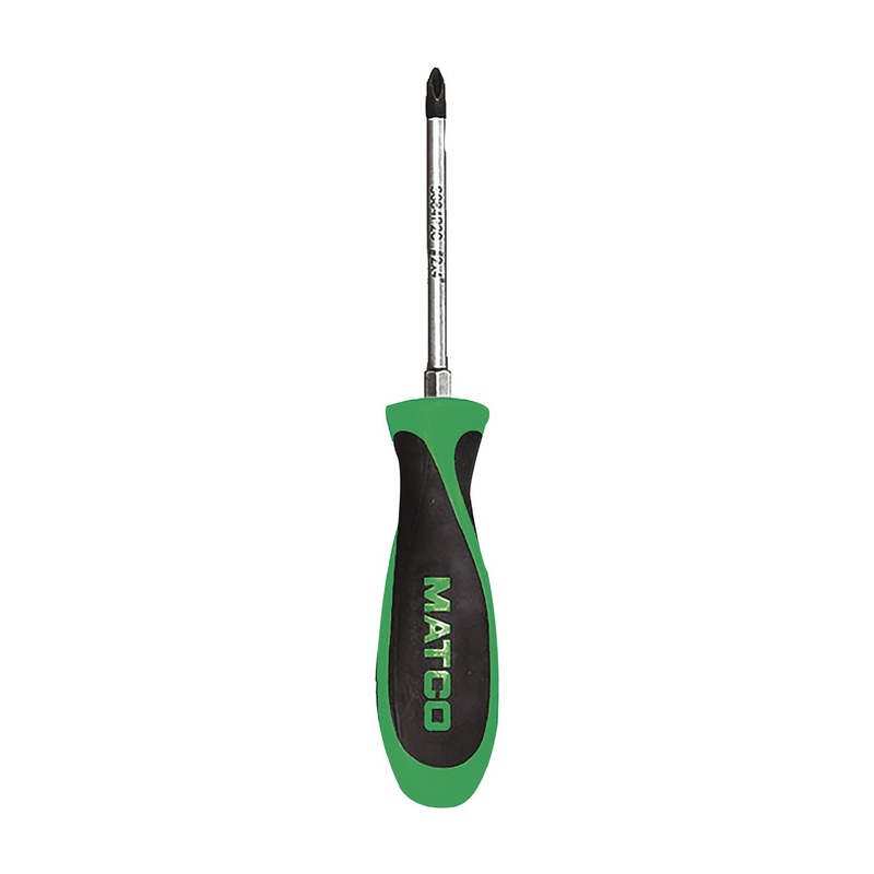 1/4 X 4 P2 SCREWDRIVER GREEN