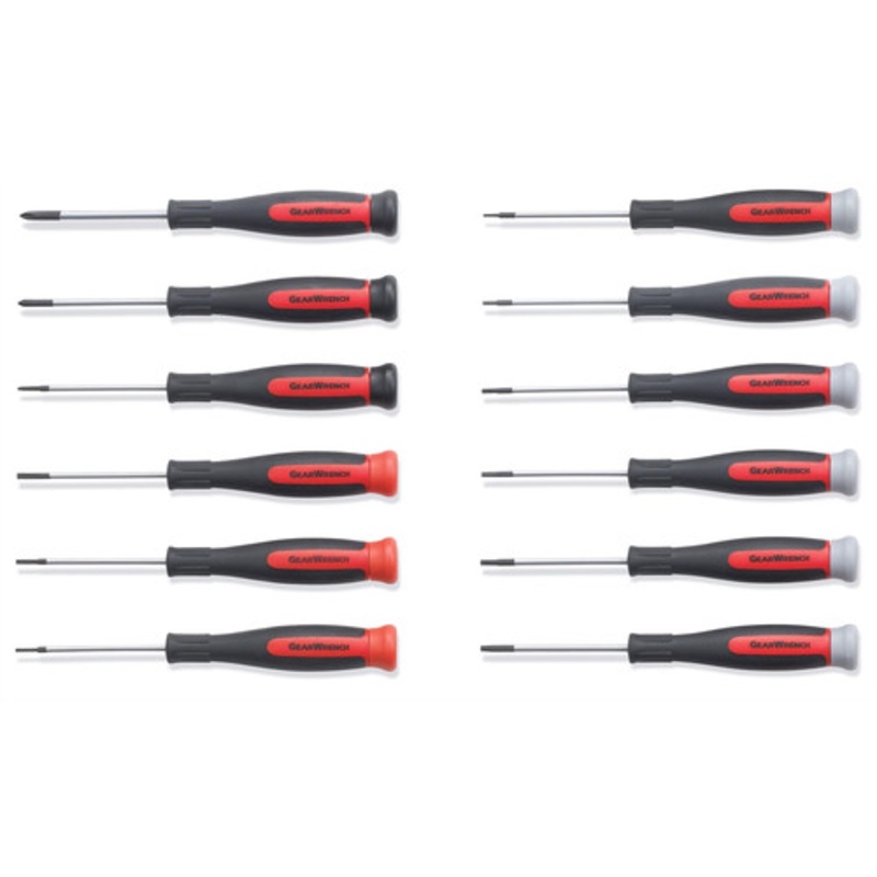 GearWrench 12-Piece Combination Mini Dual Material Screwdriver Set - 80057
