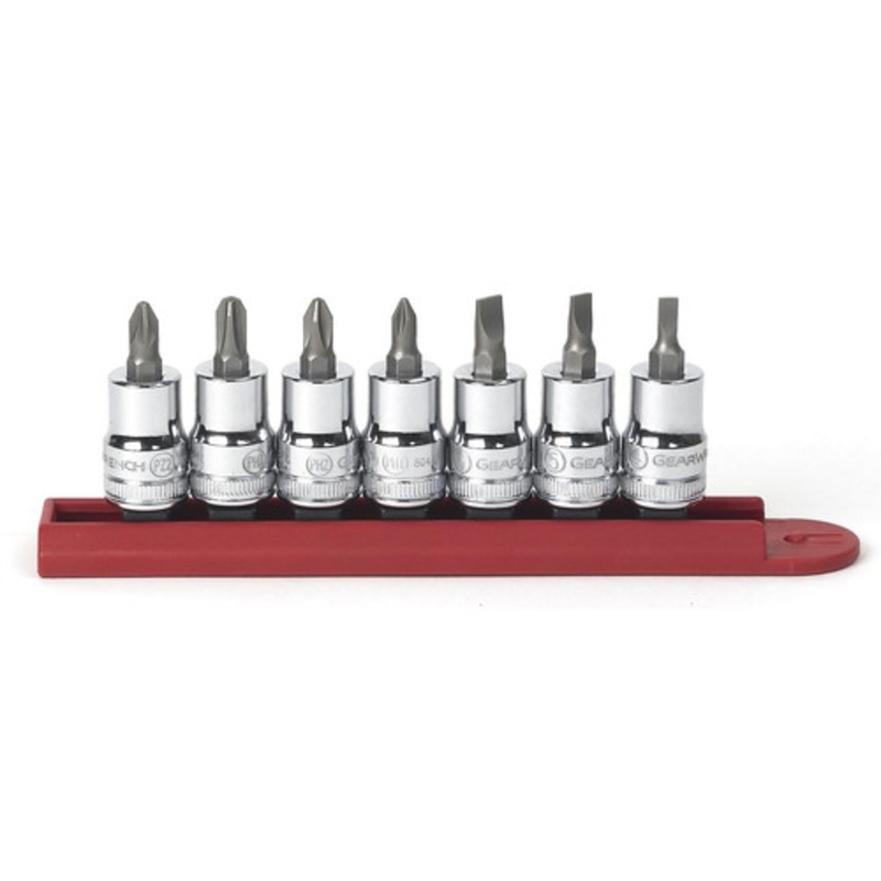 GearWrench 7-Piece Screwdriver Bit Socket Set - 80577