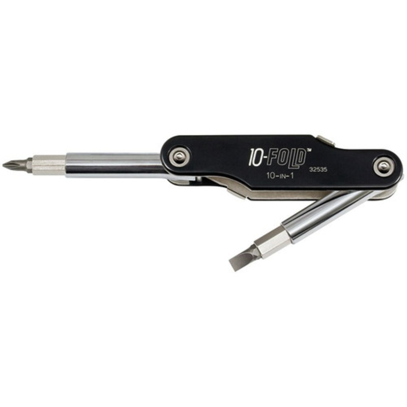 Klein Tools 10-in-1 10-Fold Screwdriver / Nut Driver - 32535