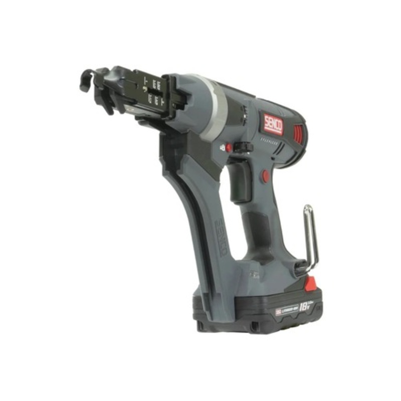 SENCO DS225-18V 18V DURASPIN Brushless Lithium-Ion 5000 RPM 2 in. Cordless Auto-Feed Screwdriver Kit (4 Ah) - 10A0002N