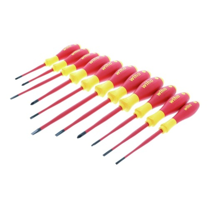 Wiha Tools (11-Piece) Insulated SlimLine Screwdriver Set - 32198