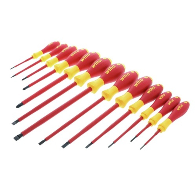 Wiha Tools (13-Piece) Insulated SoftFinish Screwdriver Set - 32094