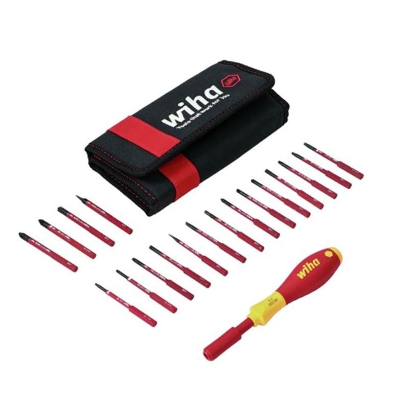 Wiha Tools (19-Piece) Insulated SoftFinish SlimLine Blade Set - 28398