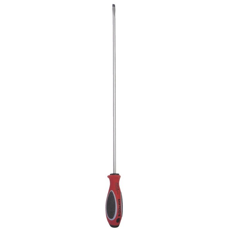 1/4"X 18" SLOTTED SCREWDRIVER - RED