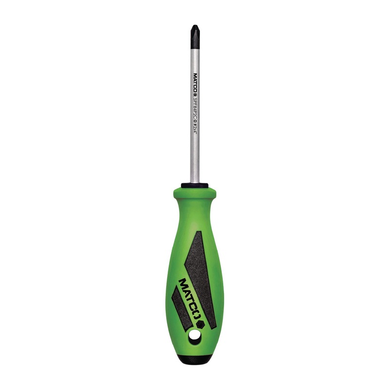 1/4" X 4" SCREWDRIVER PHILLIPS P2 - GREEN