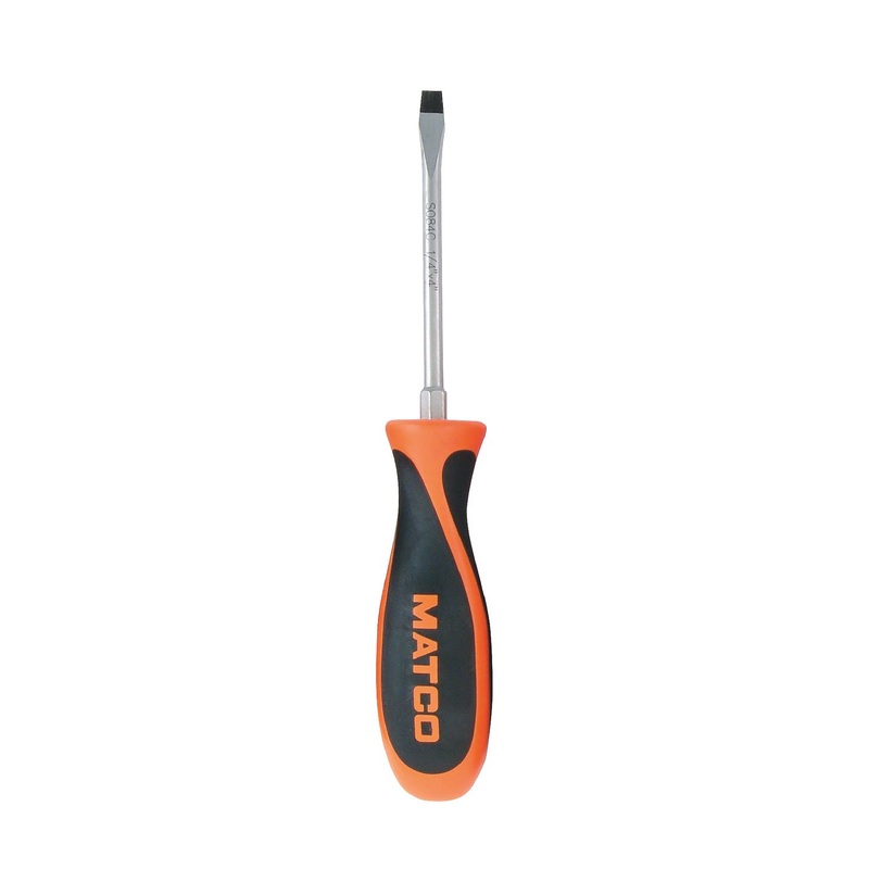 1/4 X 4 SLOTTED SCREWDRIVER ORANGE