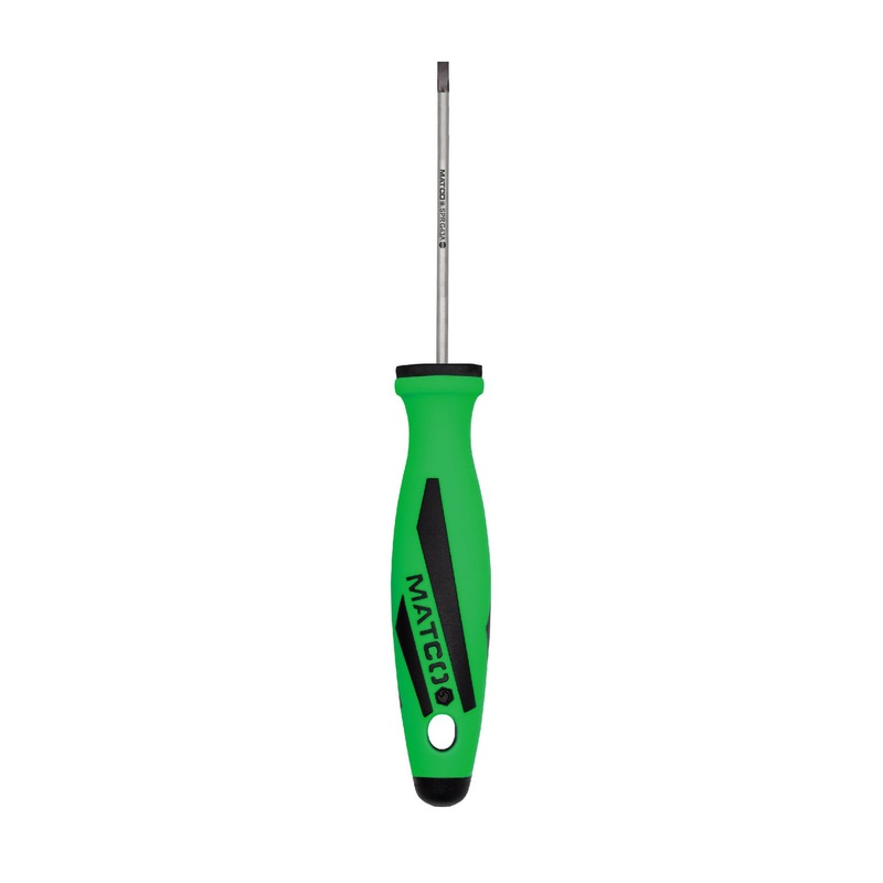1/8" x 3" SLOTTED PRECISION SCREWDRIVER- GREEN
