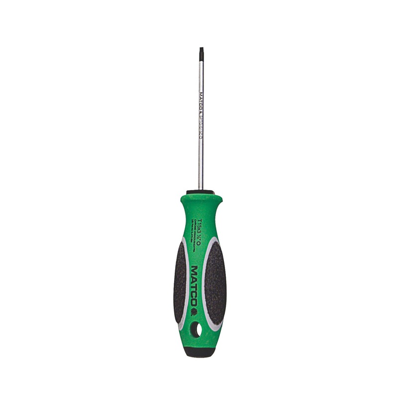 3-1/2" X T15 TORX SCREWDRIVER - GREEN
