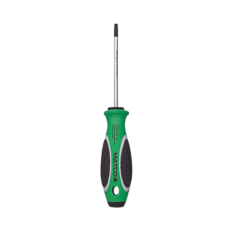 3-1/2" X T20 TORX SCREWDRIVER - GREEN