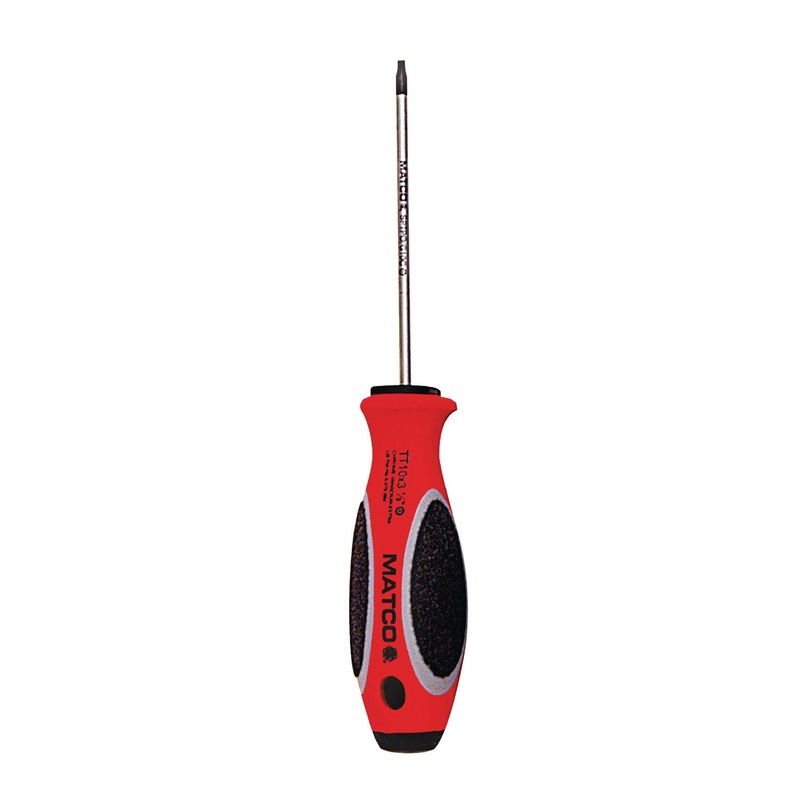 3-1/2" X TT10 TORX SCREWDRIVER - RED