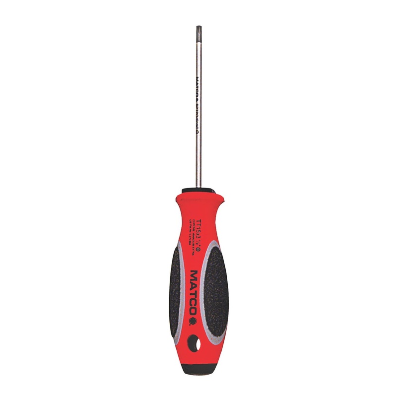 3-1/2" X TT15 TORX SCREWDRIVER - RED