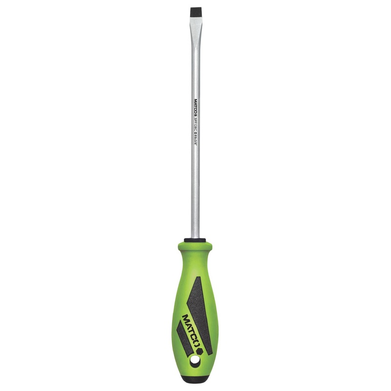 3/8" X 8" SLOT SCREWDRIVER - FLOURESCENT