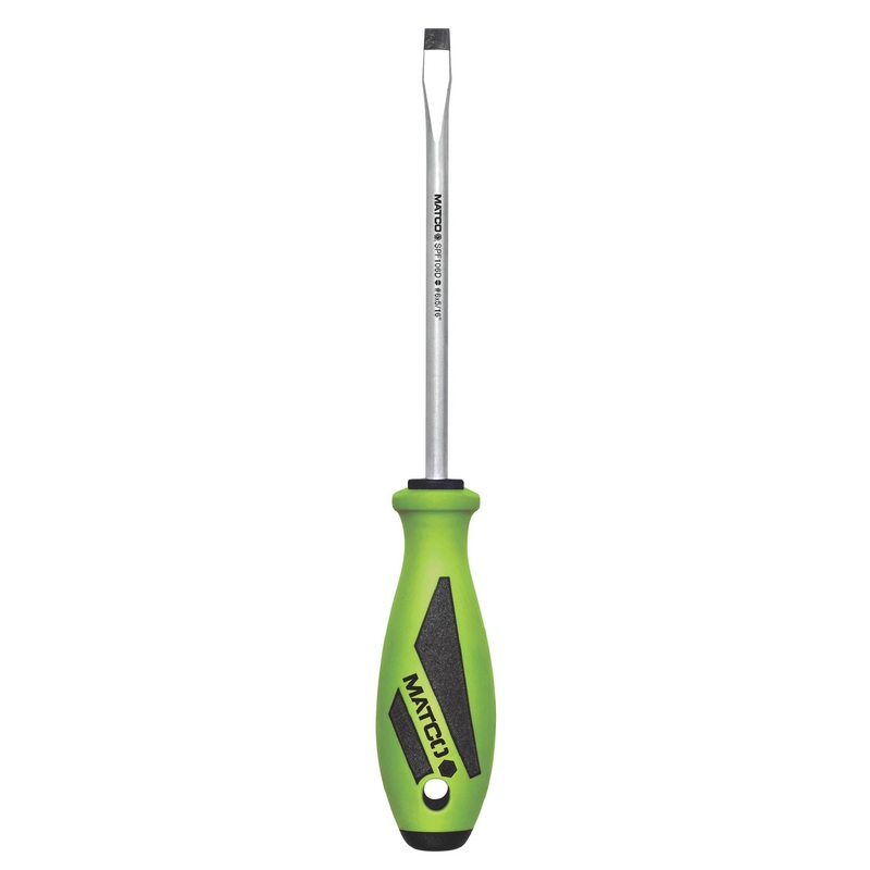 5/16" X 6" SLOT SCREWDRIVER - FLOURESCENT