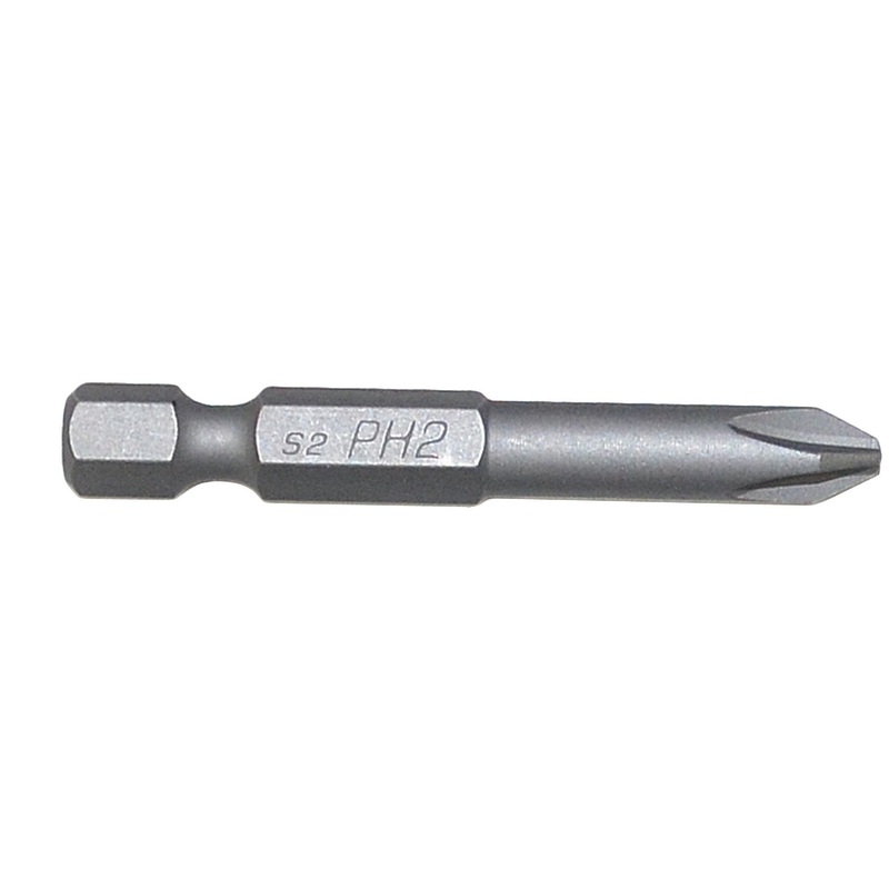 ACR PH2 X 2'' 1/4'' DRIVE S2 STEEL POWER BIT