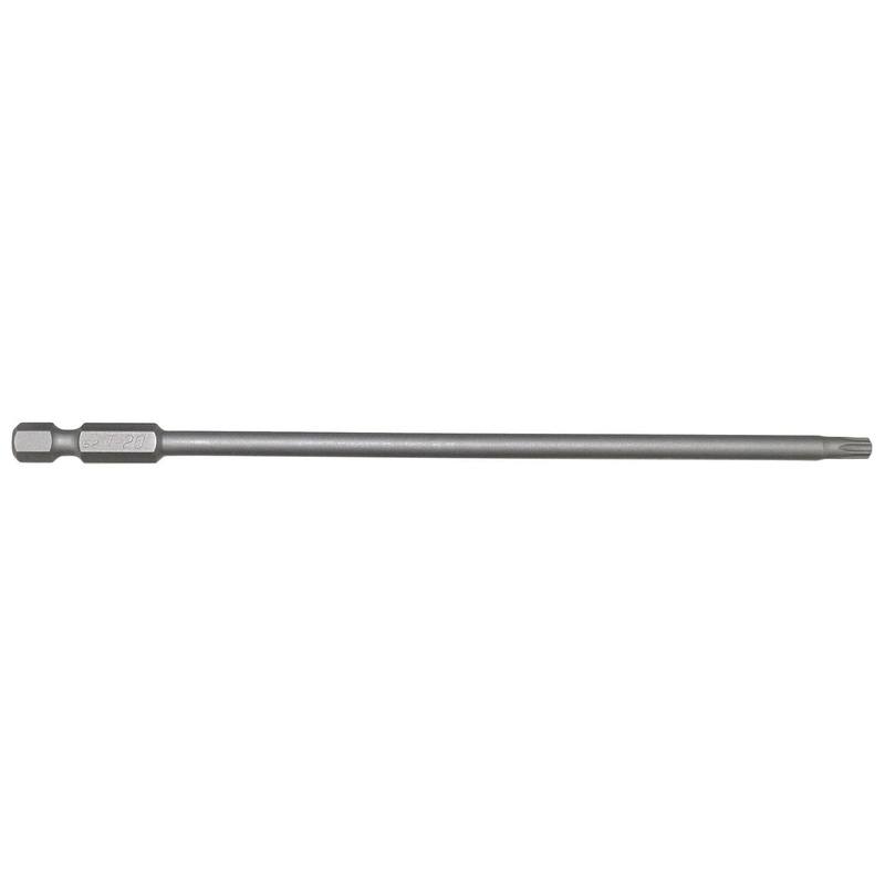 T20 X 6'' 1/4'' DRIVE S2 STEEL POWER BIT