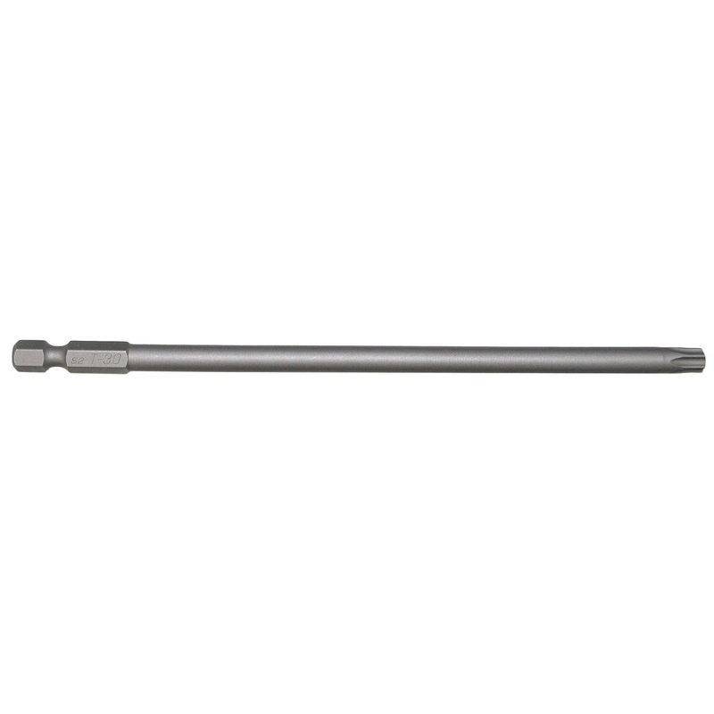 T30 X 6'' 1/4'' DRIVE S2 STEEL POWER BIT