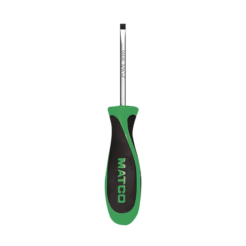 3/16" X 3" SLOTTED SCREWDRIVER - GREEN