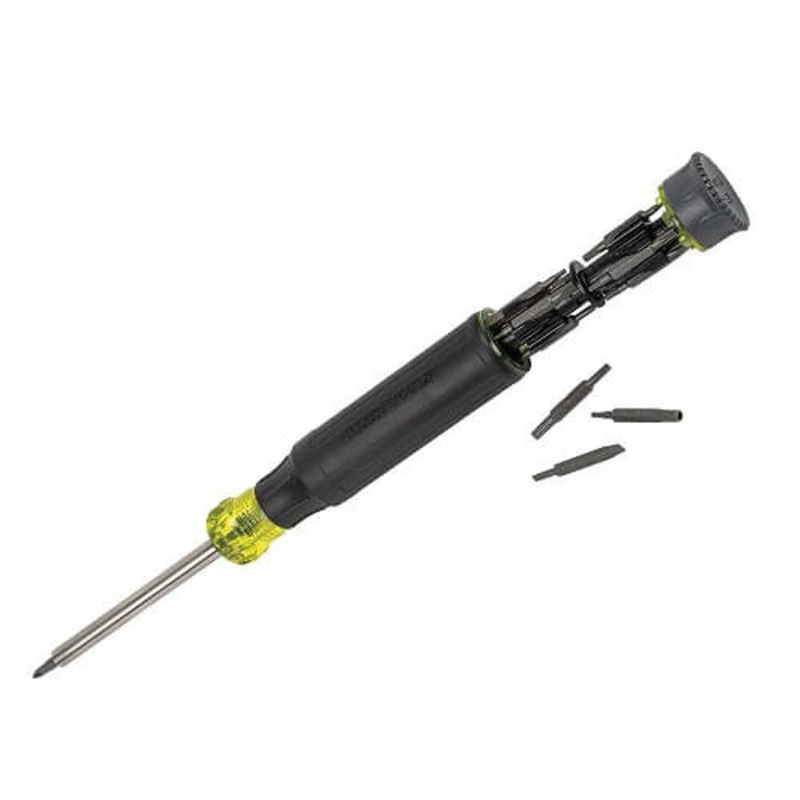 KLEIN 32328 27-in-1 Multi-Bit Precision Screwdriver with Apple Bits, Steel Bits, Acetate Handle, 8.75 L x 0.85 H x 0.85 W in