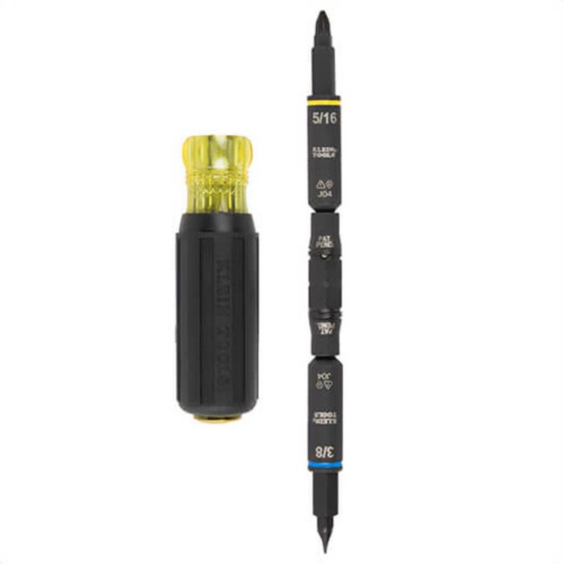 Klein 32527HD Knect 11-in-1 Impact Rated HVAC Screwdriver/Nut Driver, Steel, 10 pc