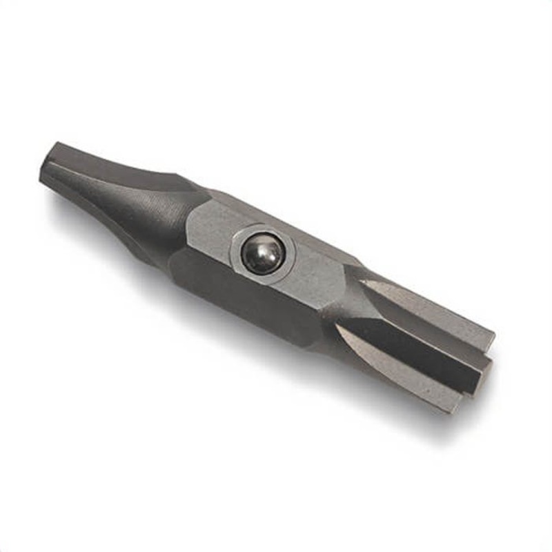 Klein 32752 Replacement Bit, 2-Sided, Imperial, #1, #2 point, Combination point, 1.26 in OAL