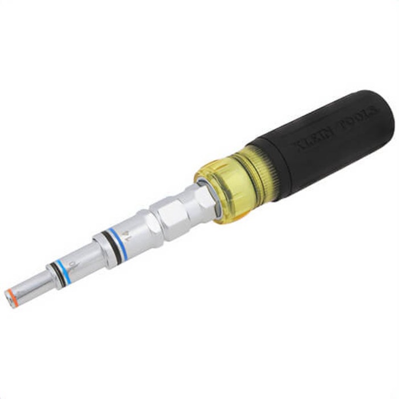 Klein 32809MAGM 11-in-1 Pass-Through Magnetic Multi-Nut Driver, Metric, Alloy Steel, 5 pc