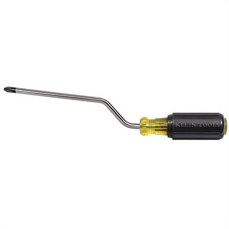 Klein 682-6 Rapi-Driv Phillips Screwdriver, Non-Magnetic, Steel, #2 Tip, 6 in Round Shank