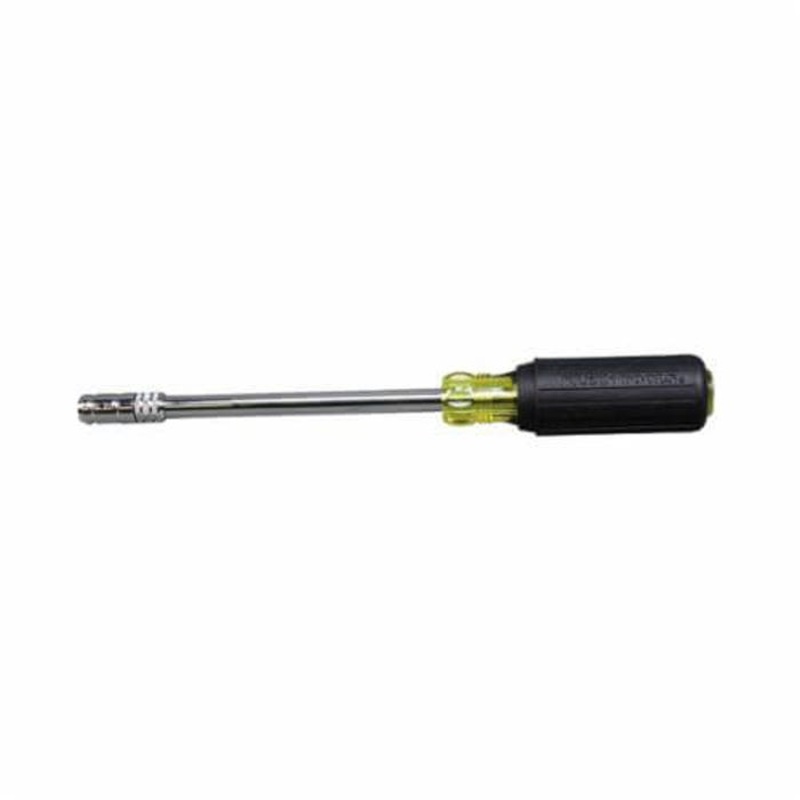 Klein Slide Drive 65129 2-in-1 Heavy Duty Multi-Nut Driver, 1/4 in, 5/16 in, Hex Shank, Cushion Grip Handle