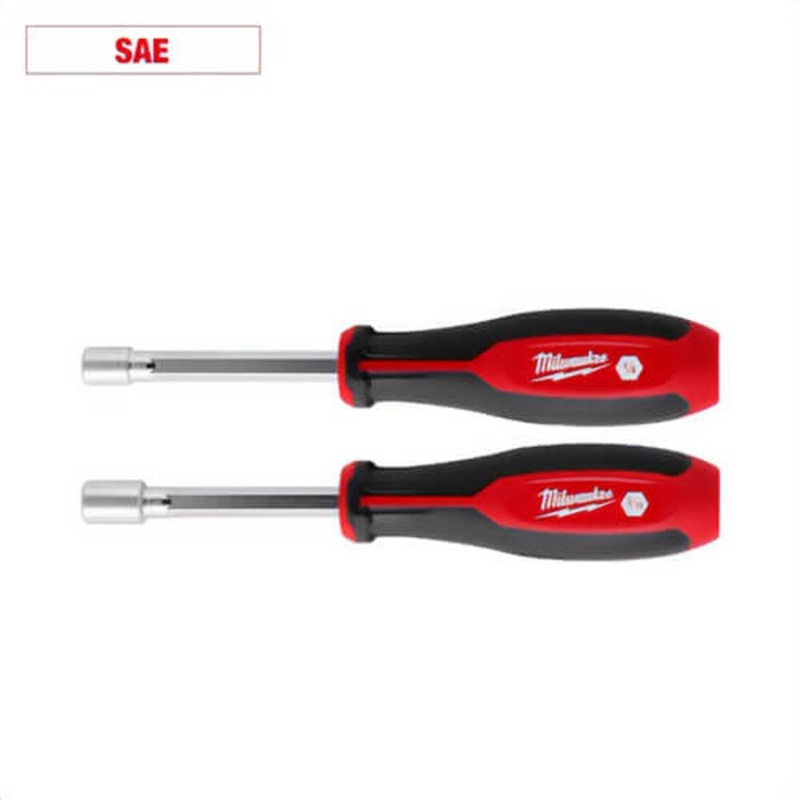 Milwaukee 48-22-2442 HollowCore Nut Driver Set, SAE, 2pc