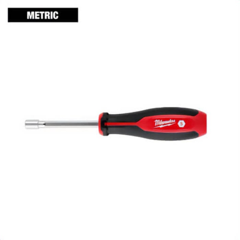 Milwaukee 48-22-2461 HollowCore Nut Driver, Non-Magnetic, Metric, 5 mm