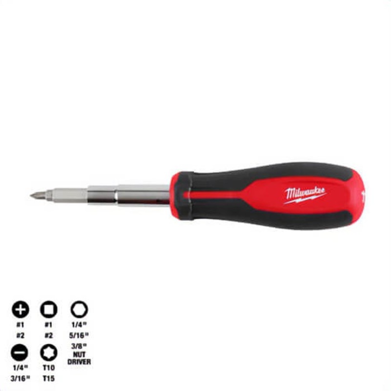 Milwaukee 48-22-2914 11-in-1 Magnetic Multi-Bit Screwdriver