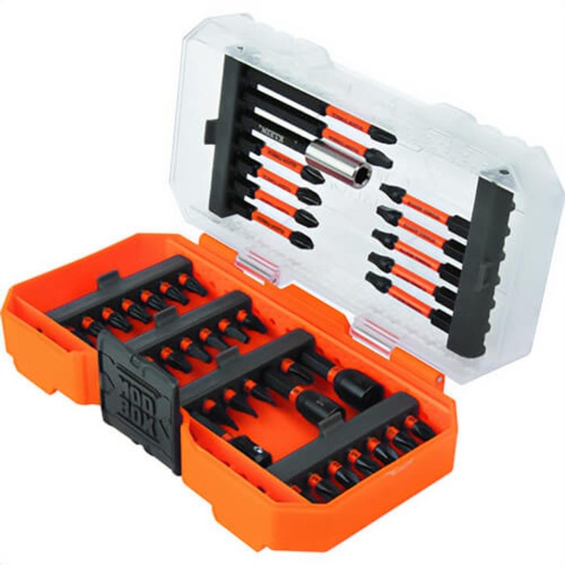 Klein 33801 ProFlex Impact Driver Bit Set, 40 pc