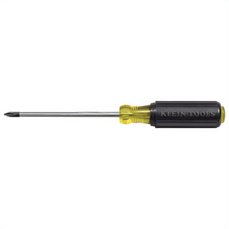 Klein 604-3 Cushion-Grip #0 Phillips Mini Screwdriver, Stainless Steel, 3 in