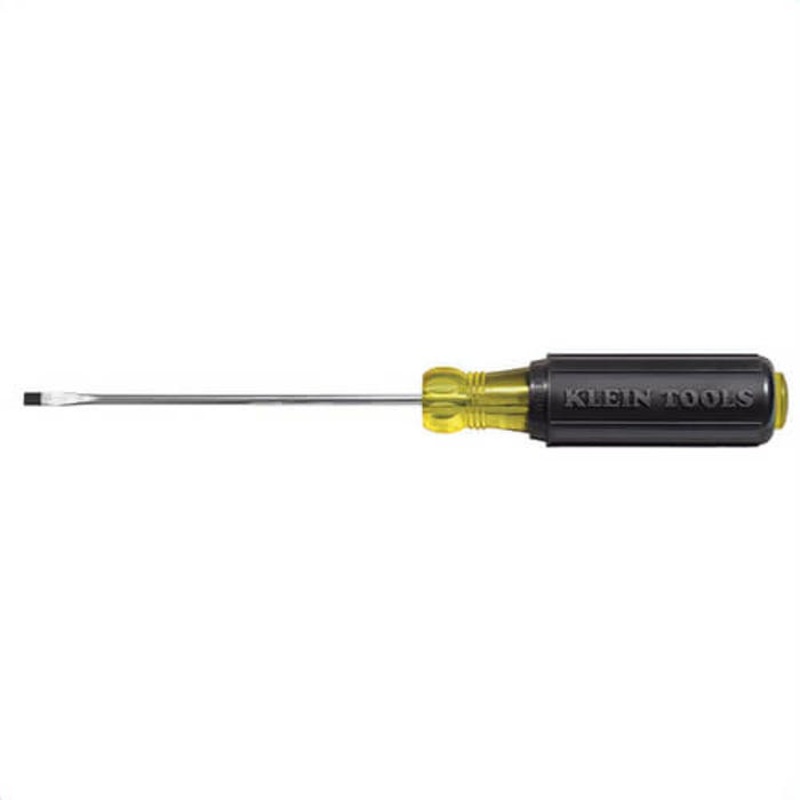 Klein 607-3 Cushion-Grip Mini Cabinet Screwdriver, 3/32 in Tip, 3 in