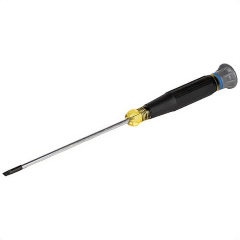 Klein 6254 Slotted Precision Screwdriver, 1/8 in, 4 in Shank