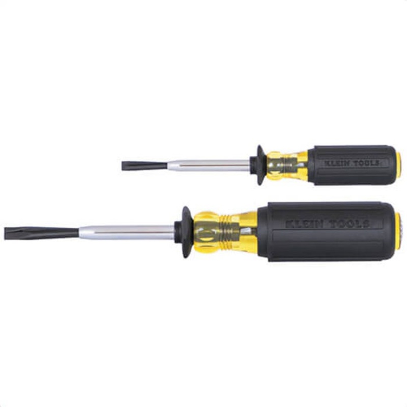 Klein 85153K Slotted Screw Holding Driver Kit, 3/16 in and 1/4 in, Steel