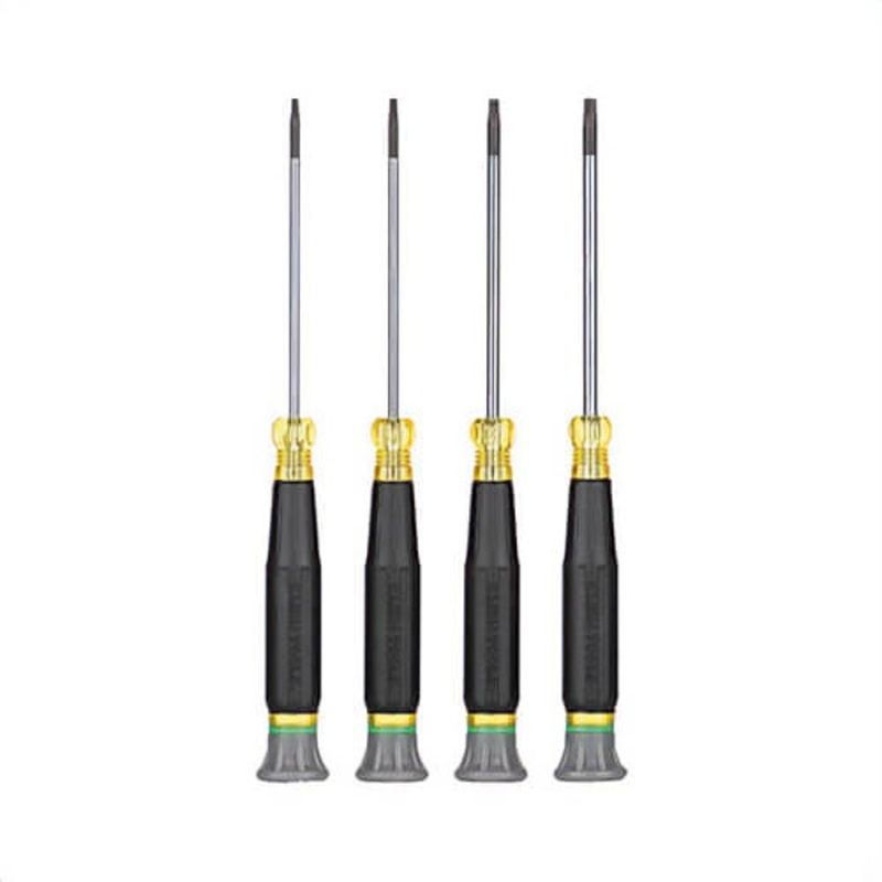 Klein 85616 Precision Screwdriver Set, Tamperproof, Torx, 4 pc