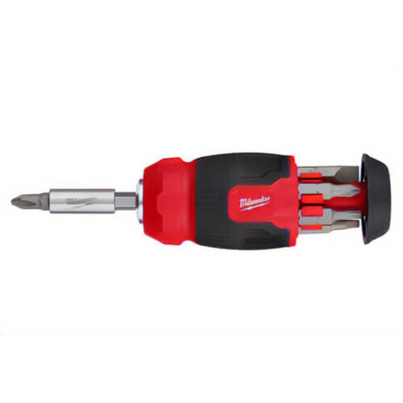 Milwaukee 48-22-2910 Compact Multi-Bit Screwdriver 8-in-1