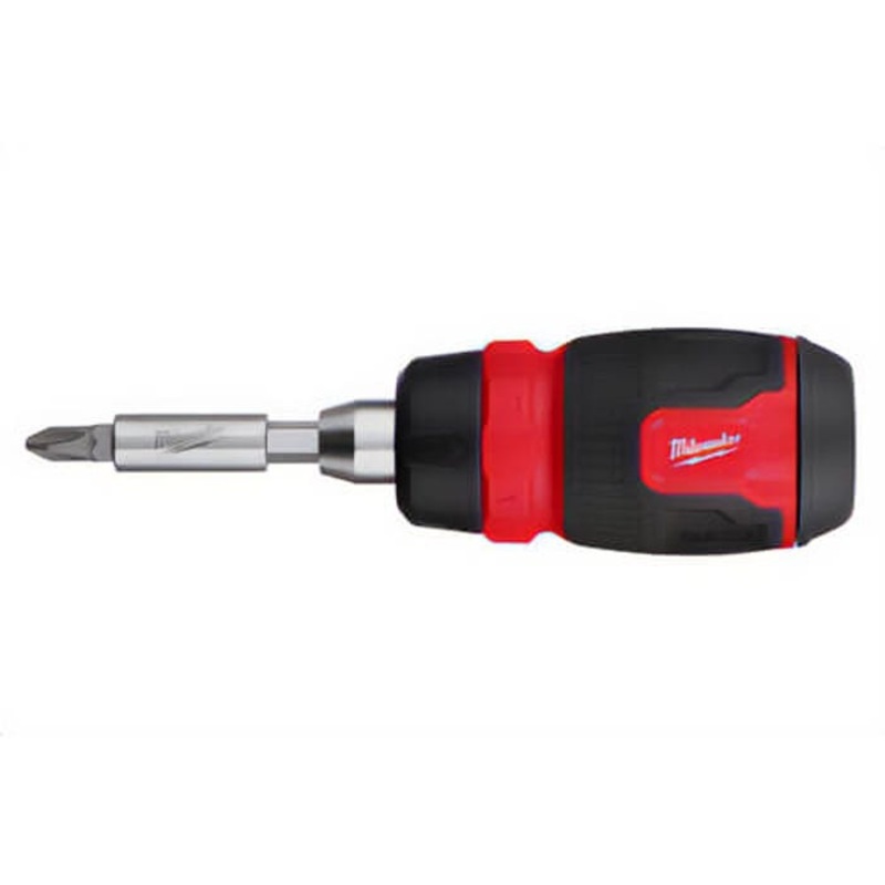 Milwaukee 48-22-2913 Ratcheting Compact Multi-Bit Screwdriver 8-in-1