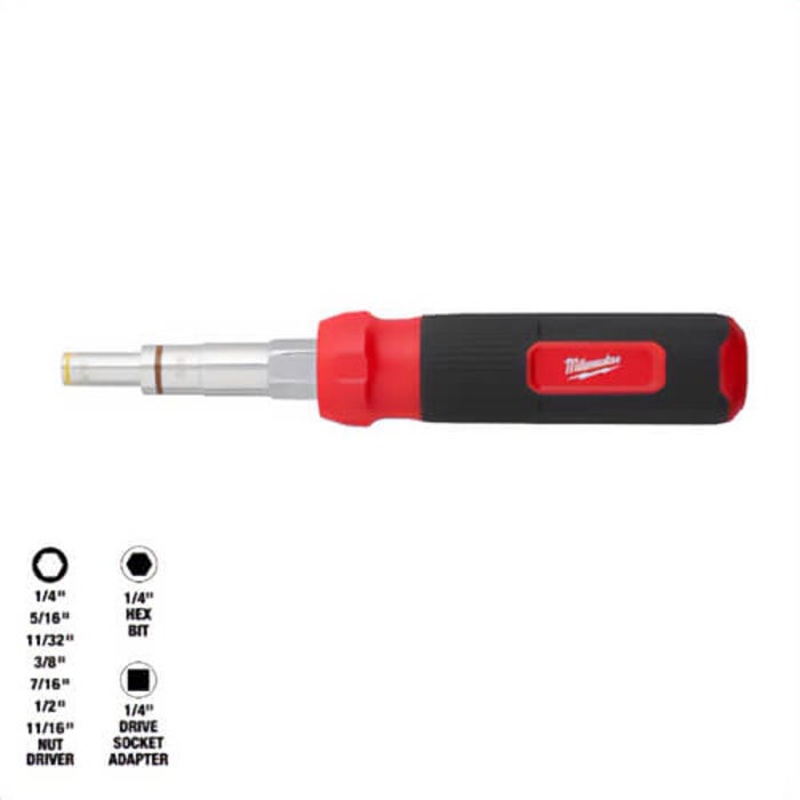 Milwaukee 48-22-2920 Multi-Nut Driver, Steel, Slim Handle