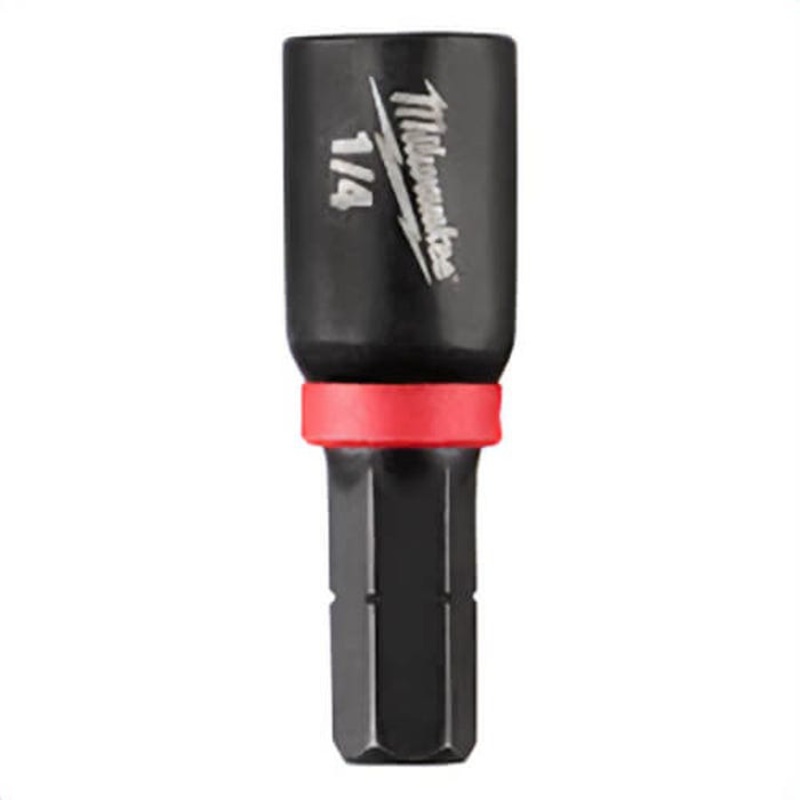 Milwaukee 49-66-4512 ShockWave Impact Duty Magnetic Insert Nut Driver, 1/4 in Drive, 1/4 in Hex, 3 pk