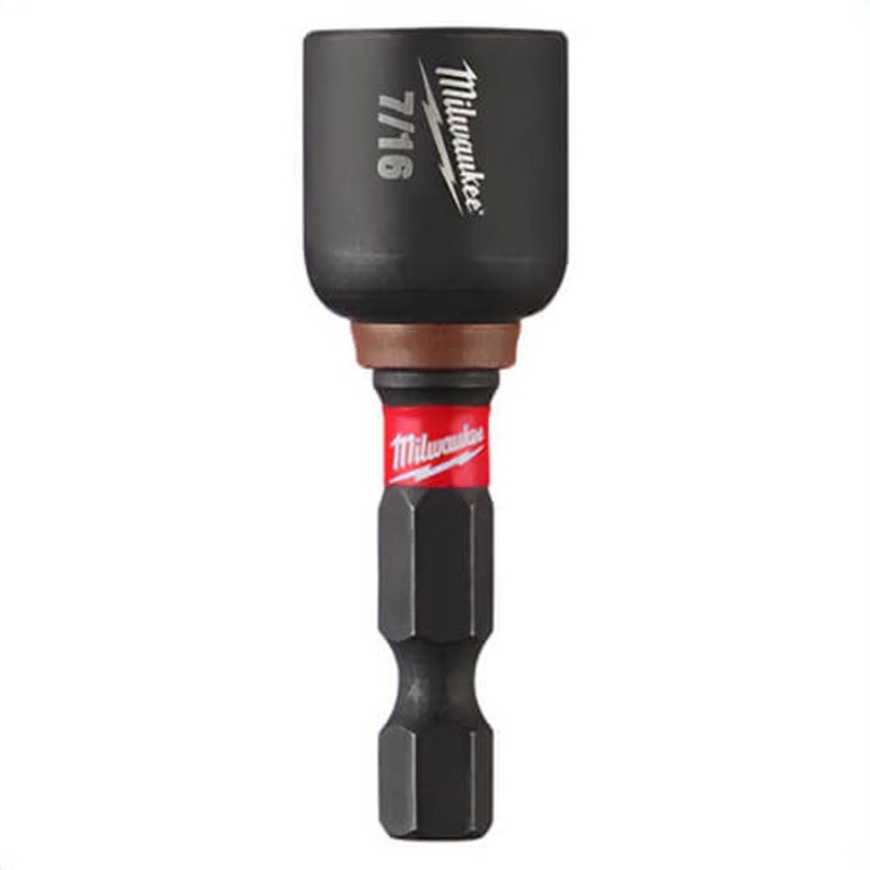 Milwaukee 49-66-4526 Magnetic Nut Driver, 7/16 in Drive, Proprietary Steel, 3 pk