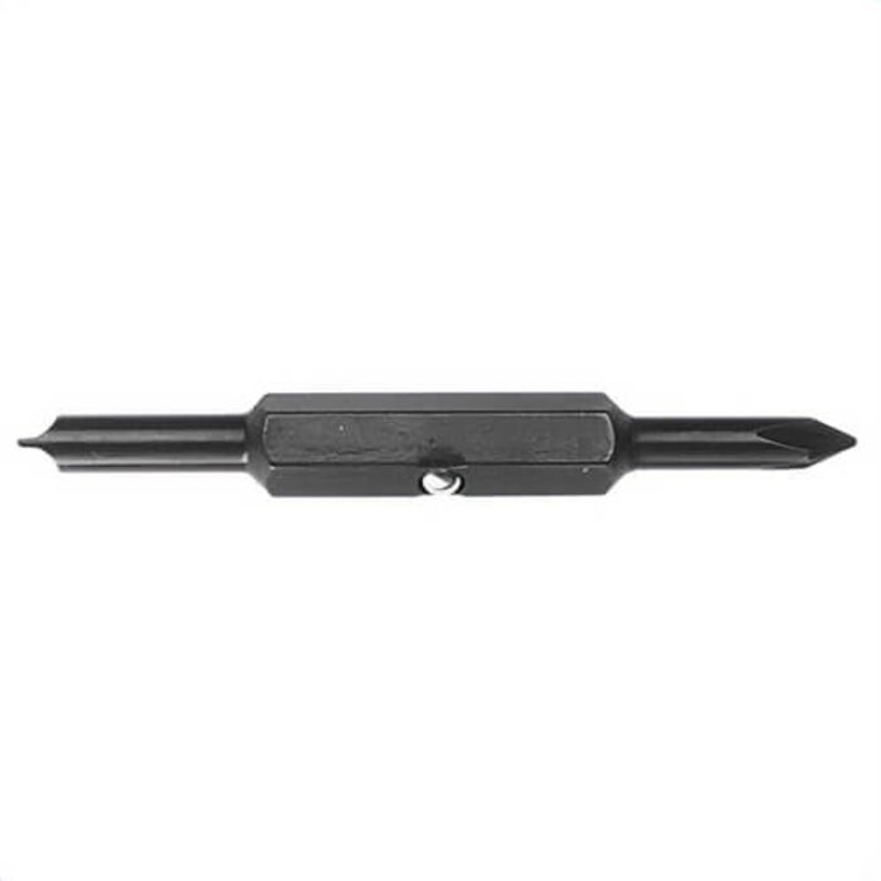 Klein 32478 Replacement Bit, Imperial, #1, 3/16 in point, Phillips/Slotted point, 2-3/4 in OAL