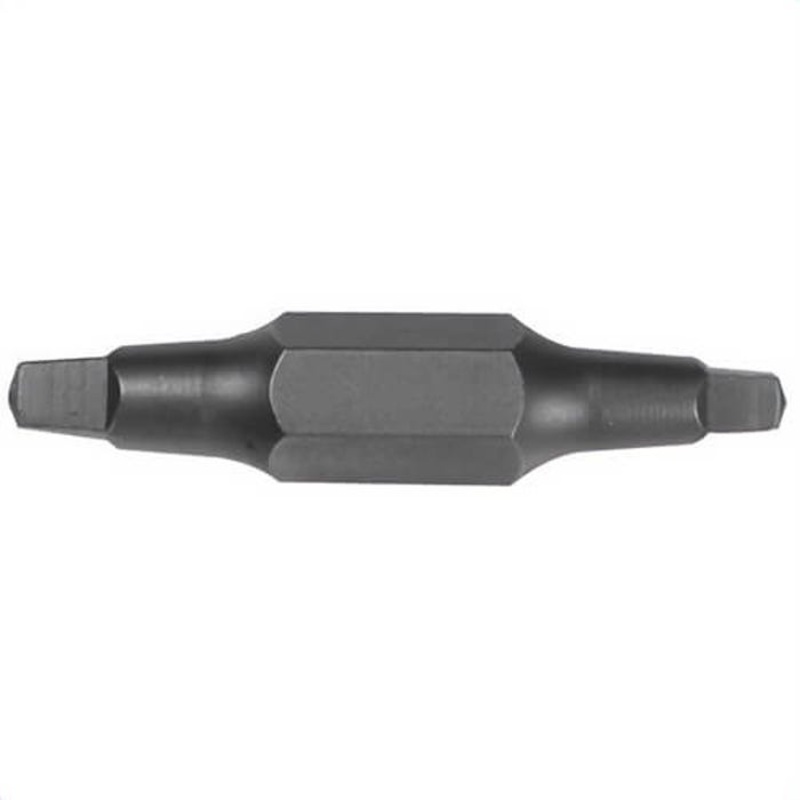 Klein 32484 Replacement Insert Bit, Imperial, #1, #2 point, Square Recessed point, 1-1/4 in OAL