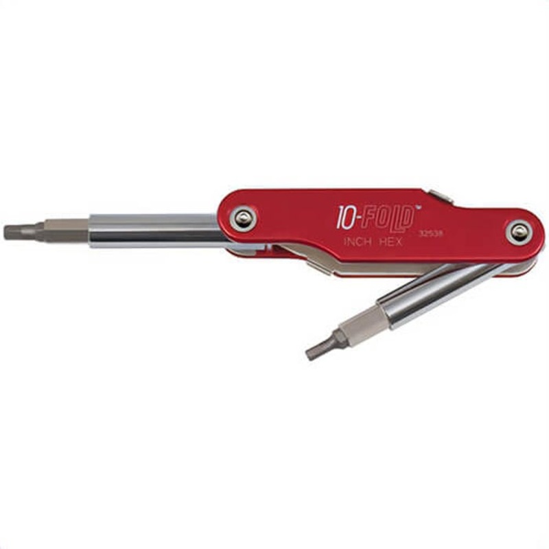Klein 32538 10-Fold 10-in-1 Screwdriver, Hex Driver/Nut Driver Point