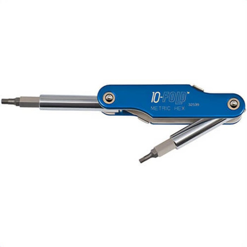 Klein 32539 10-Fold 10-in-1 Screwdriver, Hex Driver/Nut Driver Point, 9-3/4 in OAL