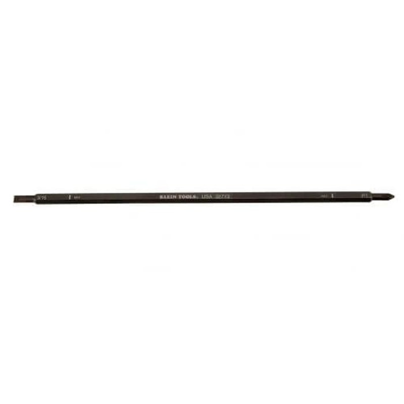 Klein 32713 Replacement Blade, #1, 3/16 in Phillips/Slotted Point, 9 in OAL