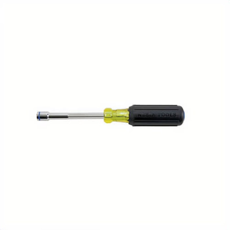 Klein 635-3/8 Heavy Duty Nut Driver with Magnetic Tip, 3/8 in, Hollow Shank, Classic/Cushion Grip Handle